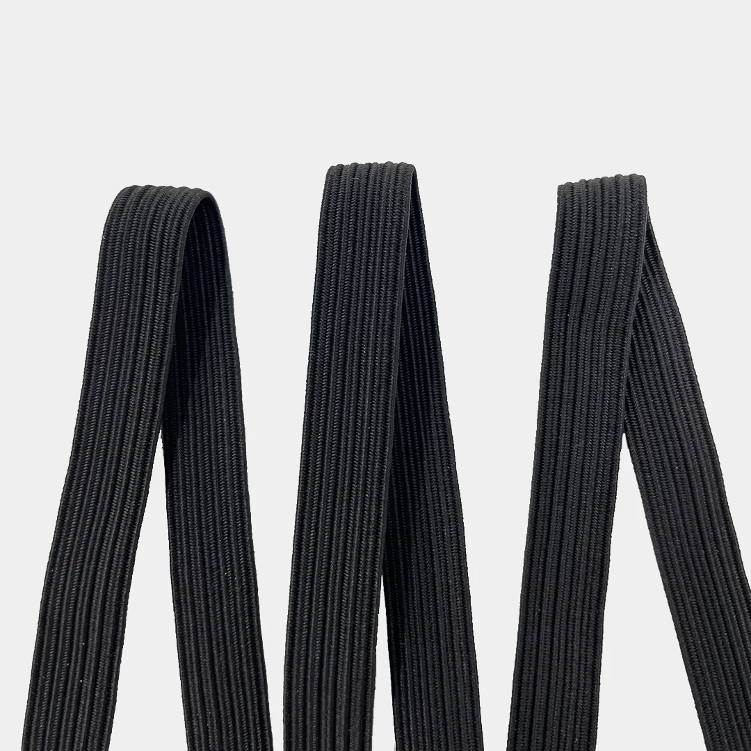 Competitive Prices 10Mm Tape Jacquard Elastic Exercise Band 1 Cm Elastic Rubber Tape For Swimwear Underwear Clothes