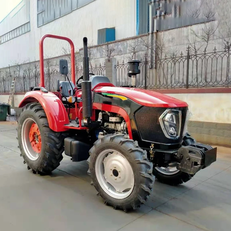 OEM Factory 90Hp Wheel Farm Tractor Implements Small Tractors For Agriculture