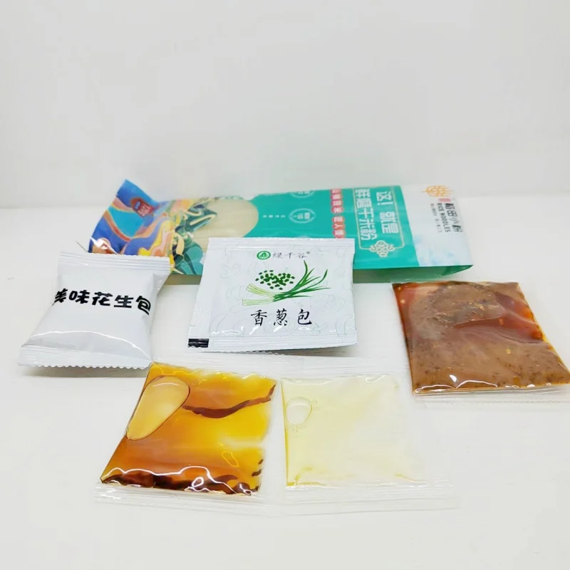 Factory supply Chinese Thin Fine Noodle Vermicelli Pasta Dried Rice Noodle served with sesame sauce