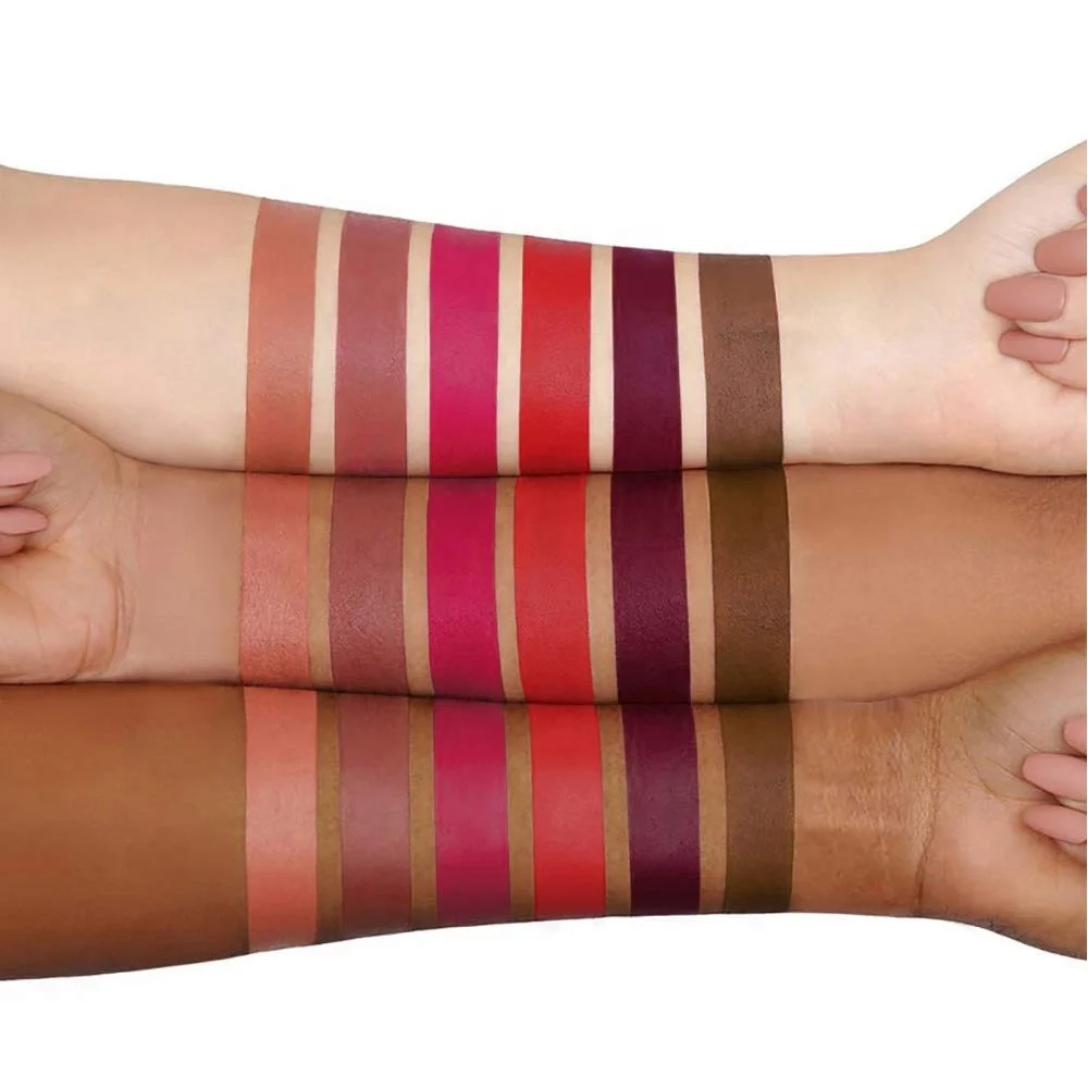 6Pcs Matte Liquid Lipstick Long Lasting Waterproof Velvet Lips Tint Non-Stick Cup Not Fade Lipgloss Makeup Sets for Girls Lipglo