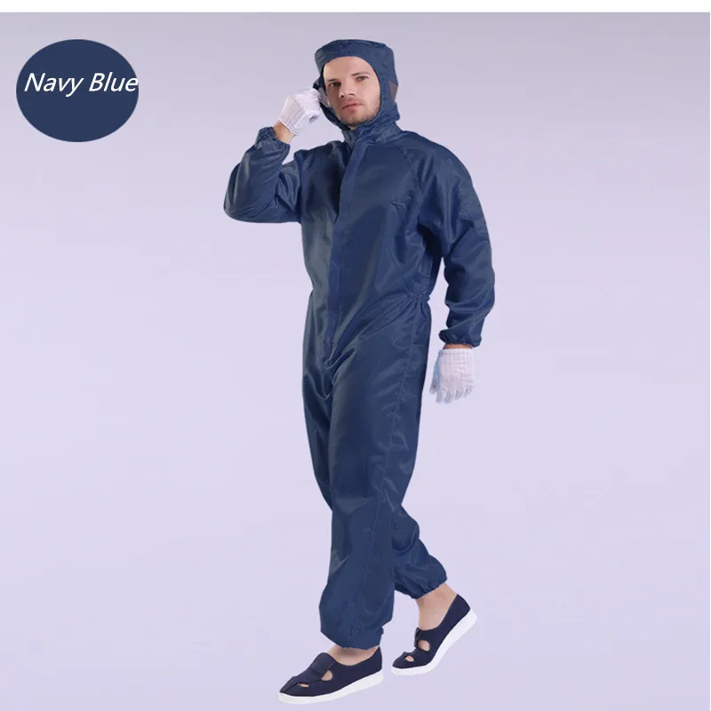 Leenol Esd Antistatic Reusable Electronics Workwear Cleanroom Work Clothes Uniform Dust Free Coverall