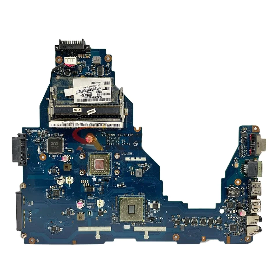 Основная плата спутникового C660D C665D материнская E-240 K000124420 PWWBE LA-6849P для ноутбука Toshiba