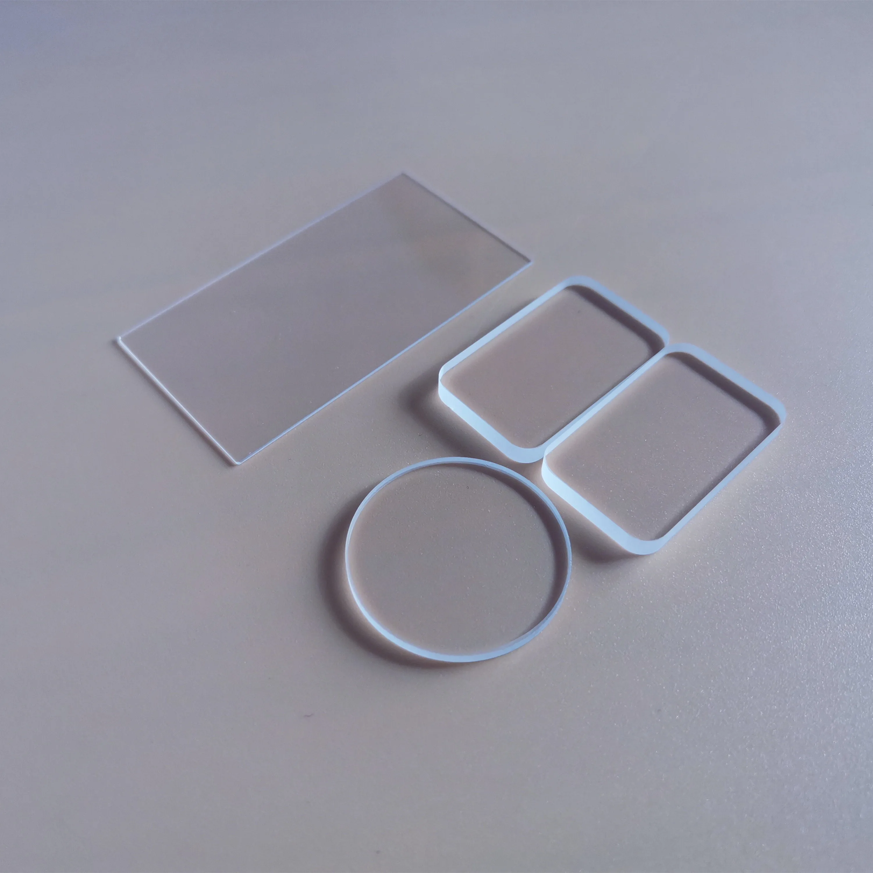 UV Transmission 90% Fused Silica Glass Optical Transparent Window