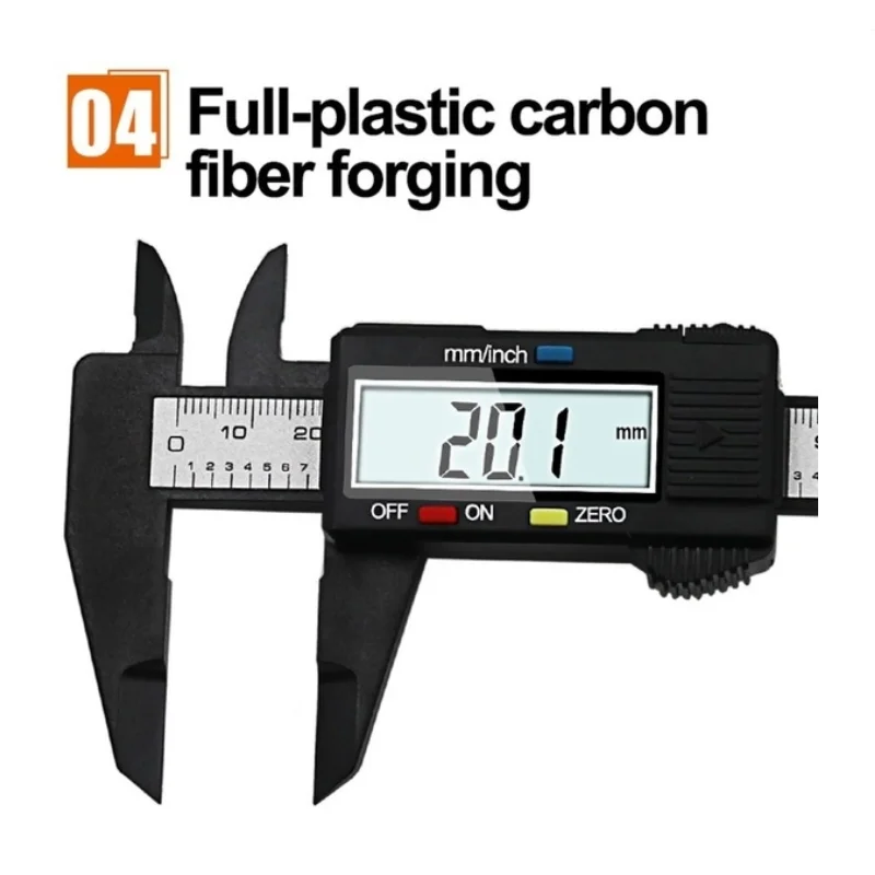 Factory Supply China Plastic Digital Vernier Caliper 150 mm 6 inch Caliper plastic Vernier Factory From China Supplier