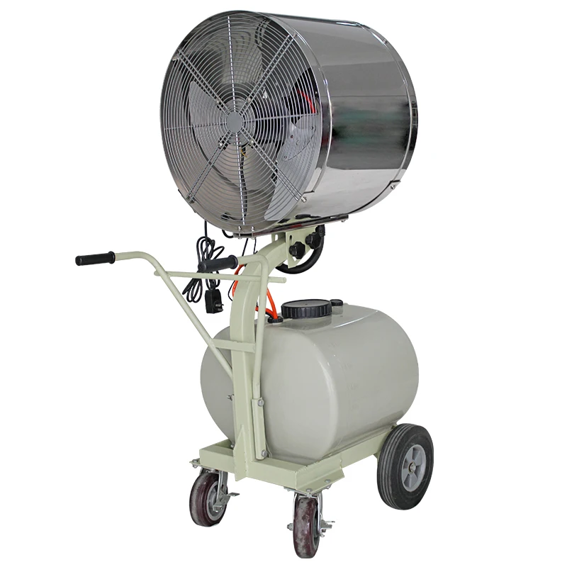 Factory Price Stainless Steel 560mm Water Spray Industry Fan Outdoor Cooling Mist Fan Centrifugal Humidifier