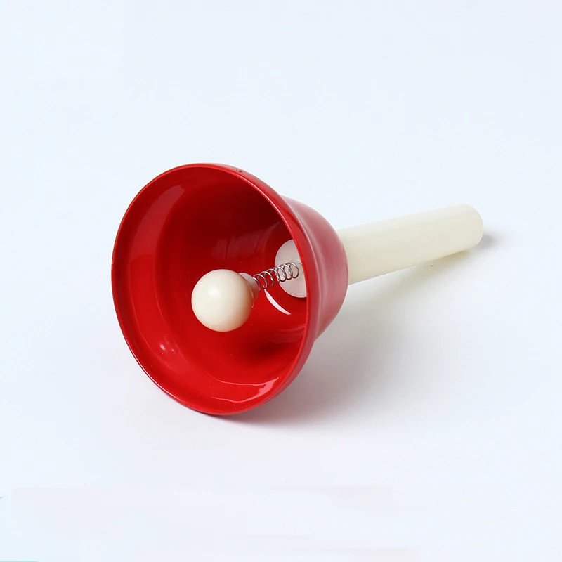 HOYE CRAFT Kids Musical Bells Toy Rainbow Hand Bells Set Music Educational Toy For Toddlers