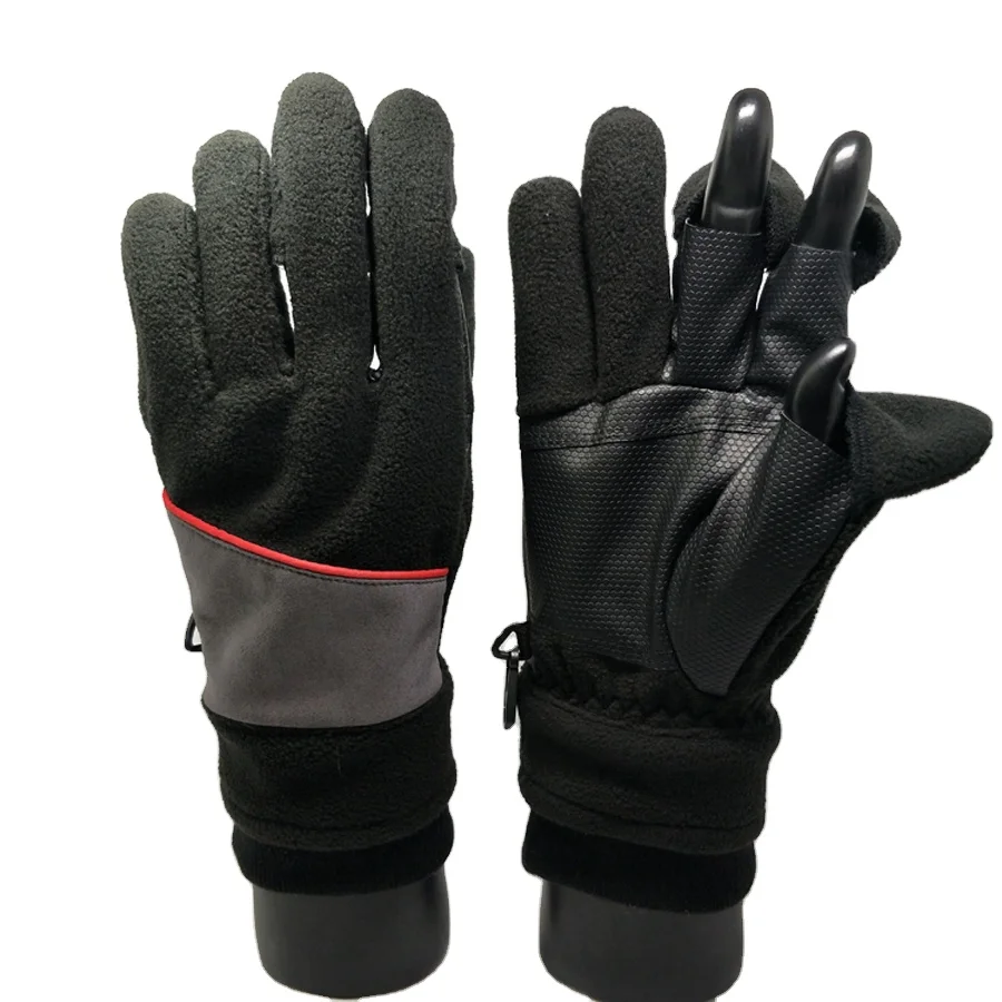High Quality FullFinger Winter Basic Style Custom Warm Fleece Glove for Outdoor Activities for adults