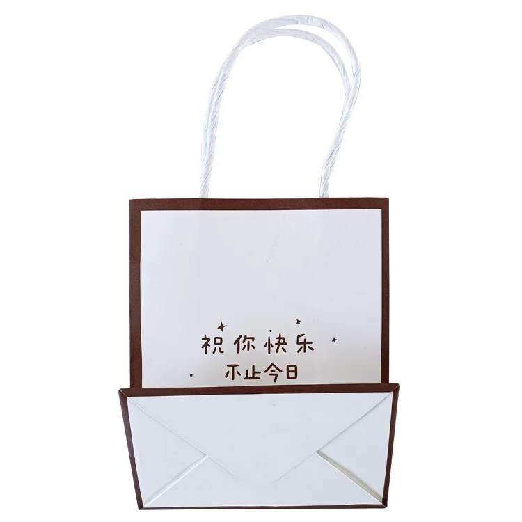 Cheap price wholesale customizable food grade packaging flat bottom brown kraft paper bag for bread