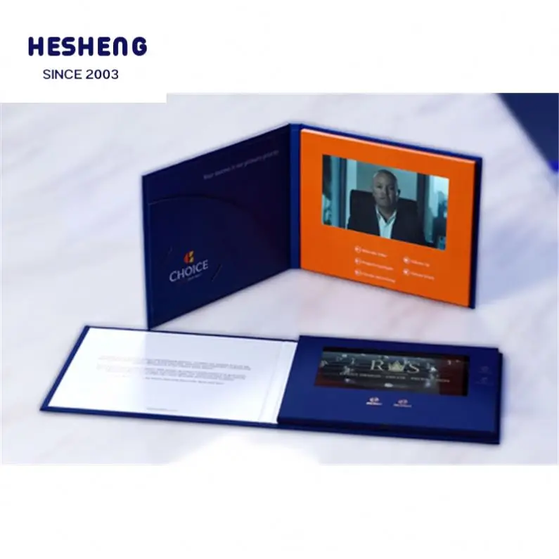 Advanced Technology Wholesale Price Electronic Brochure Video Greeting Cards