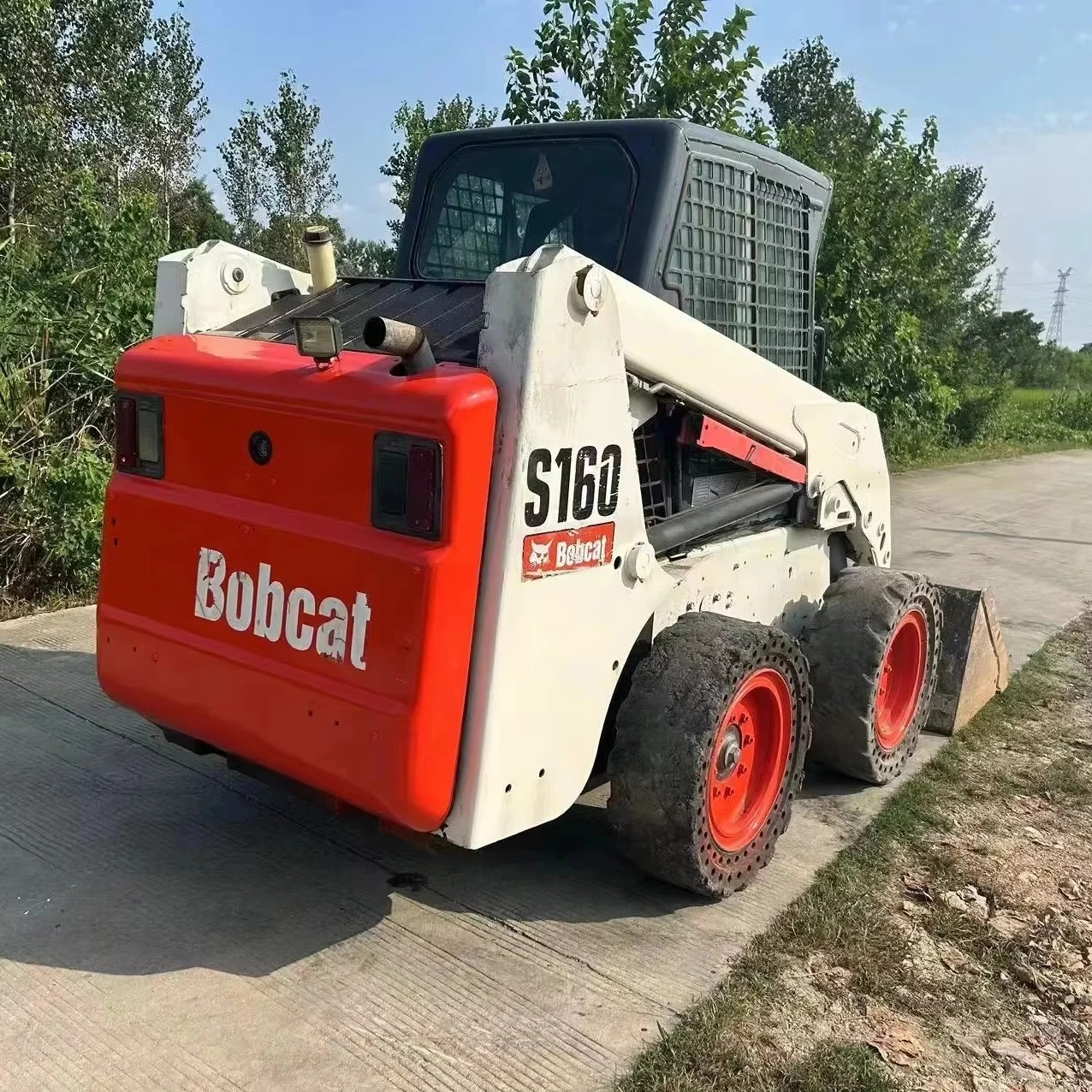 Good Condition Uesd Original Bobcat S160 Wheel Loaders Used Mini Wheel Loader Bobcat S160 Steer Loader s175 s180