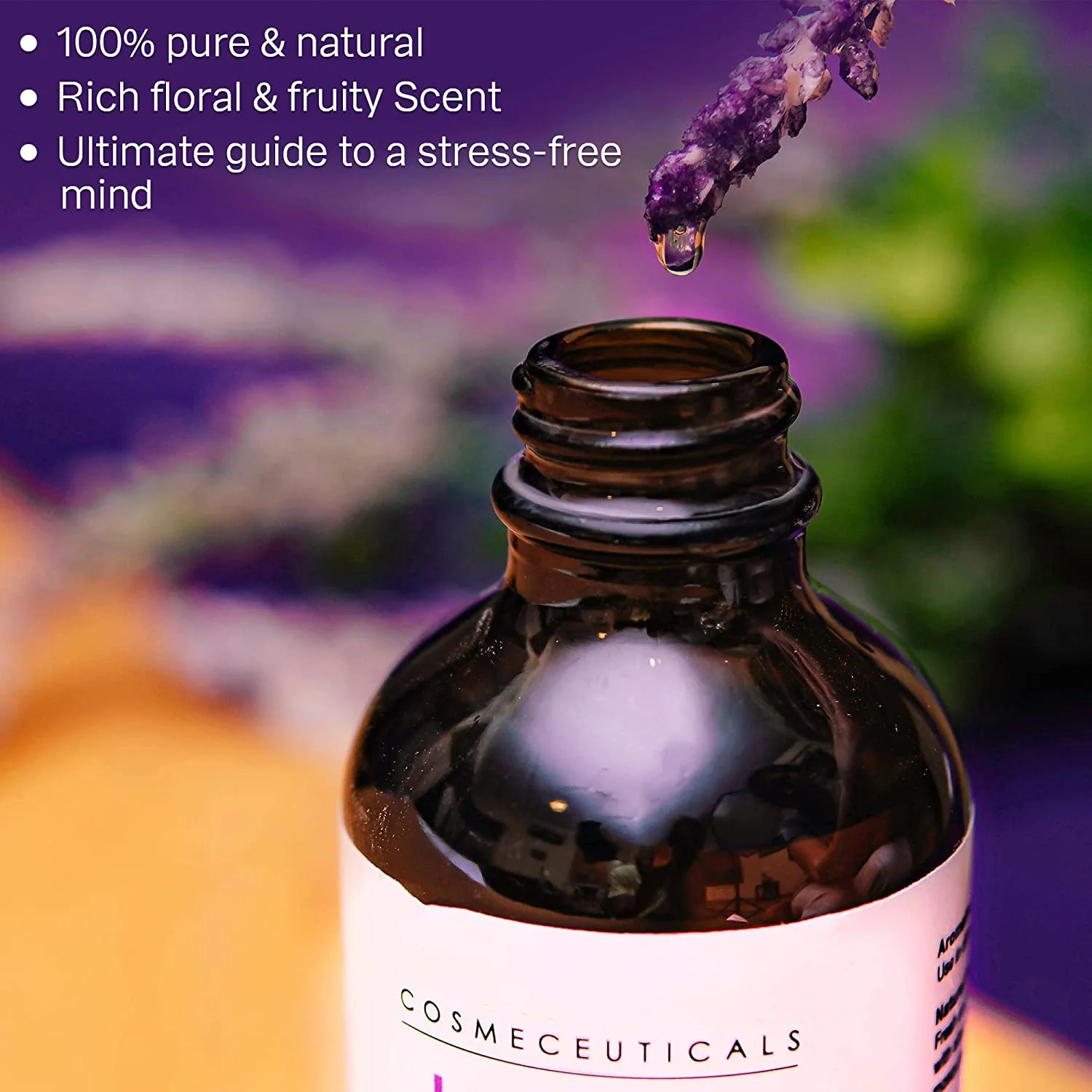 100% Pure Natural Spa Body Massage Oil Aromatherapy Therapeutic Grade Pure Lavender Essential Oil