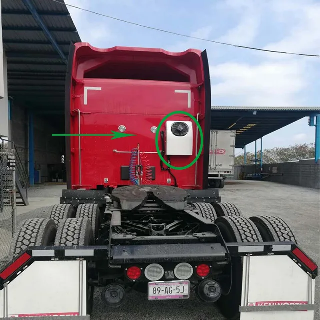 HVAC TKT-20ES DC 12v parking truck sleeper cab 24 volt air conditioner