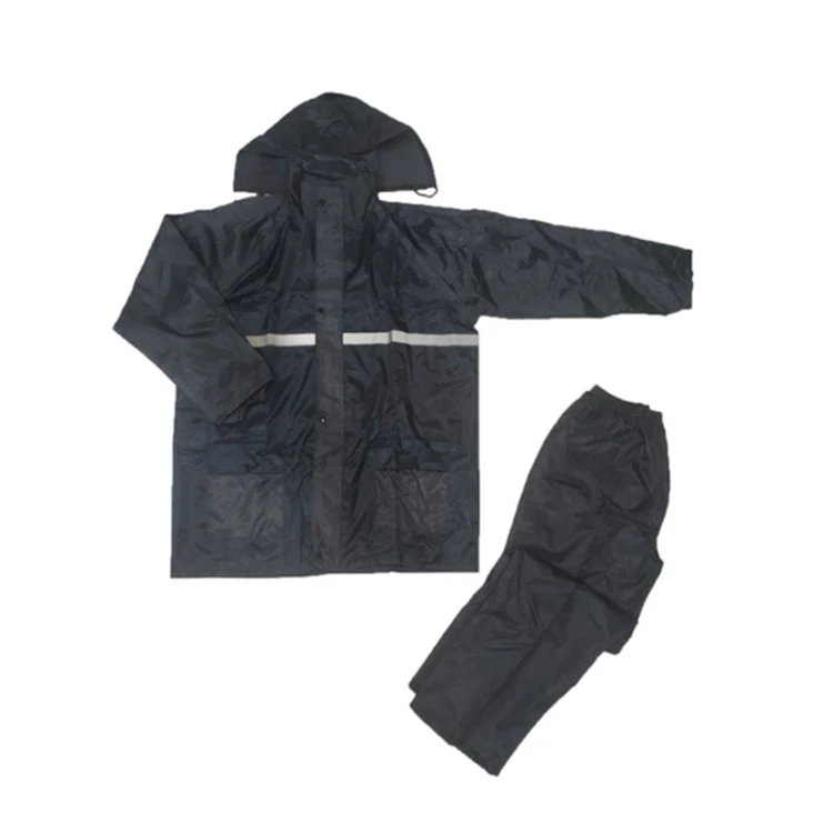 
2021 Горячая Распродажа, новый индивидуальный 0,18 мм черный синий мужской нейлоновый полиэфирный дождевик с ПВХ покрытием для мотоцикла, дождевик со светоотражающей лентой 