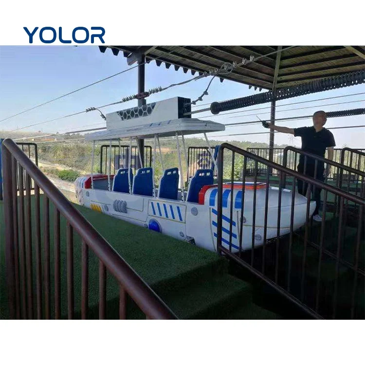 Professional commercial outdoor amusement mountain large playground equipment park adventure animatronic zip line airship
