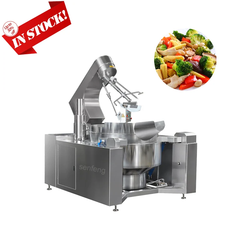 Factory Supply Gas Cooking Mixer Equipment Electric Cooking Pot Mixer Machine Steam Cooking Pot With Planetary Mixer