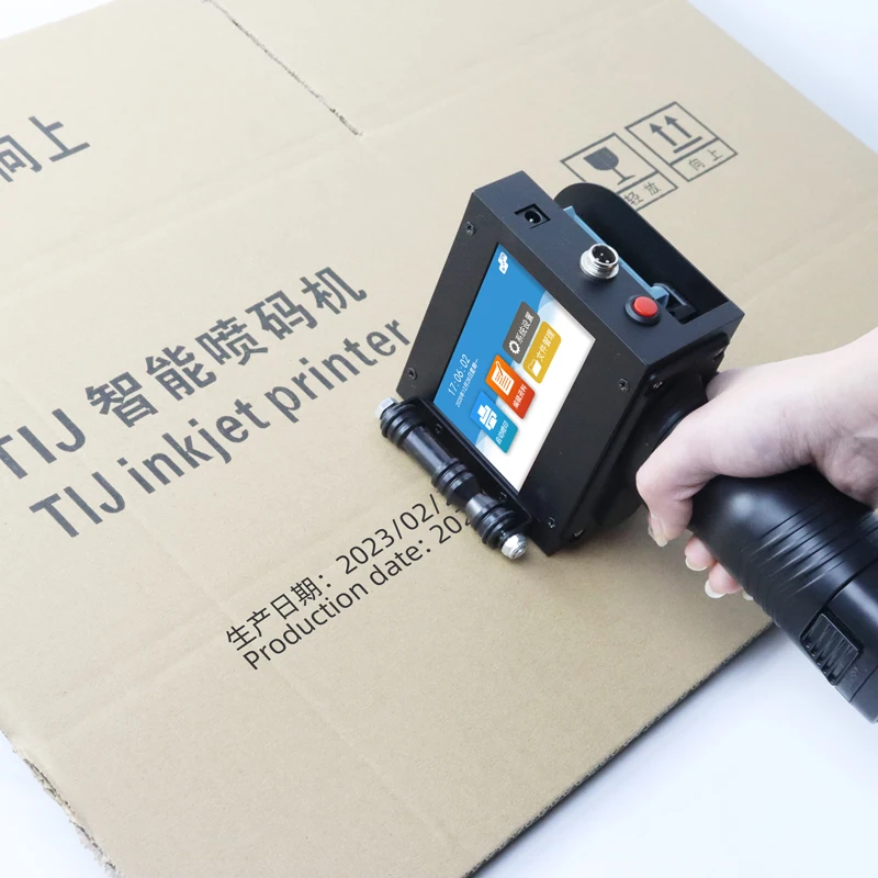 Handheld Inkjet Handjet Printer Metal Board Carton Clothing Logo Micro Label Printer Printer