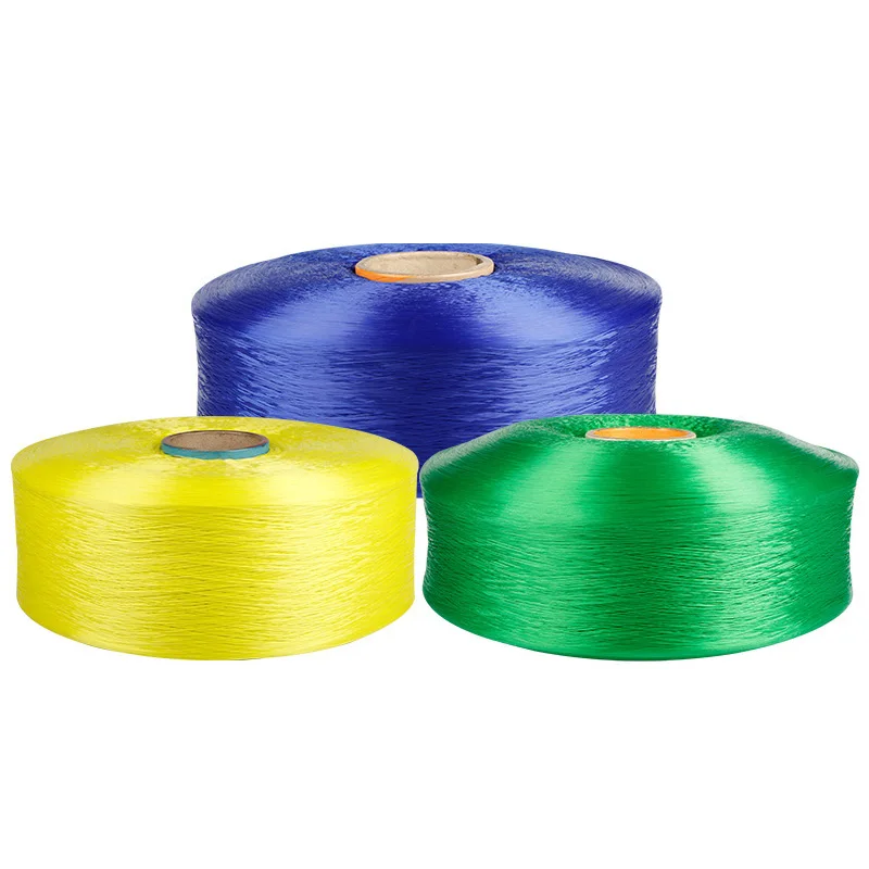 Polyester FDY Twist Yarn AA B-Grade Dyed FDY Yarn for ropes hoses