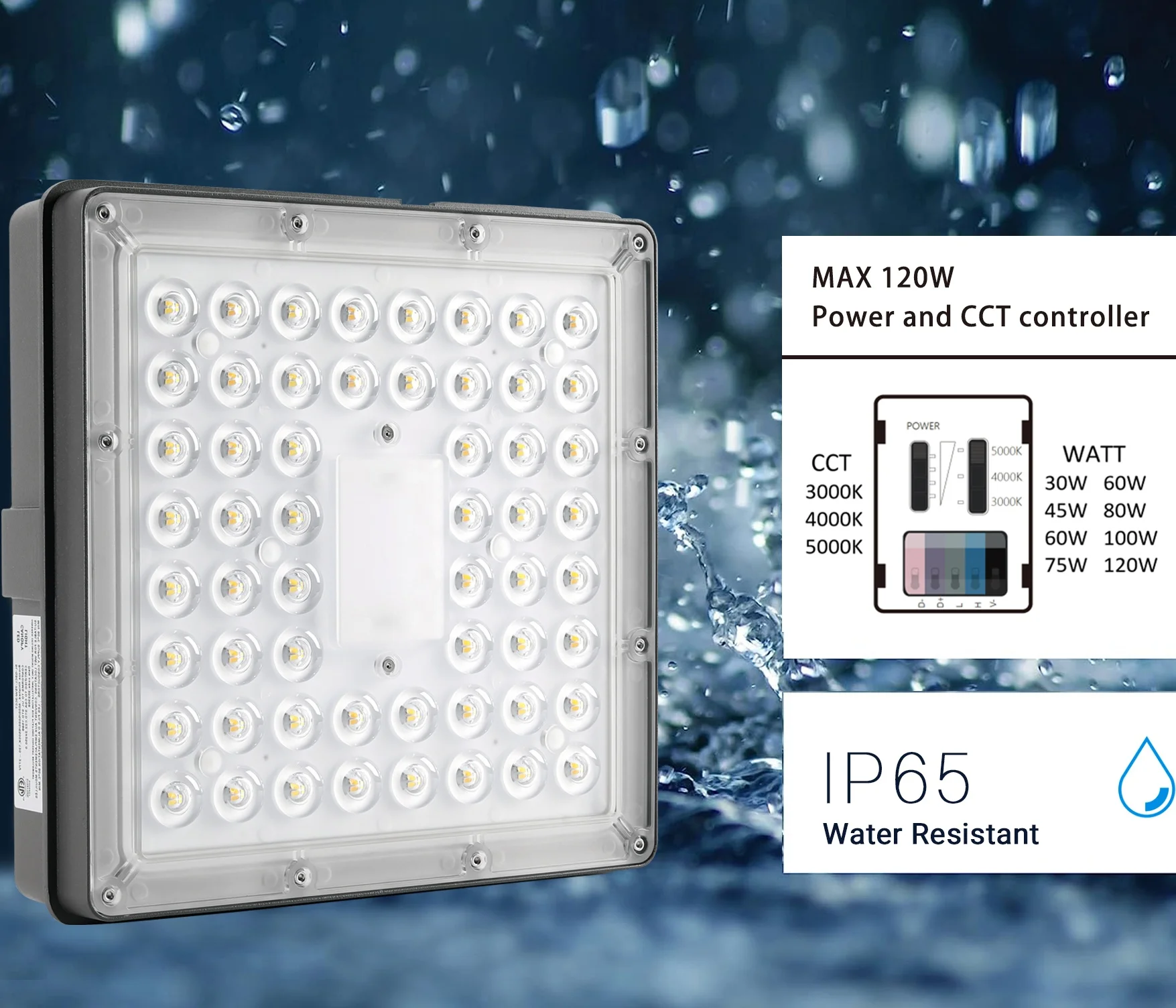 private mould SAA 120w lens canopy light led explosion proof flood light ip66 explosion-proof light for gas station workshop