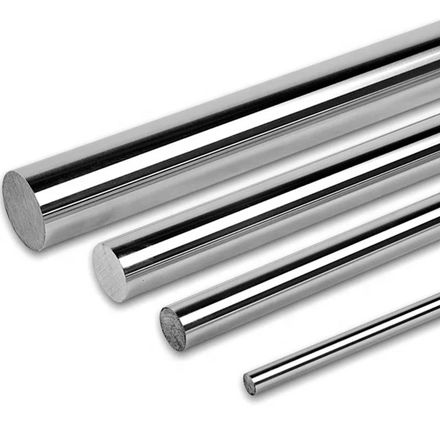 f7 tolerance CK45 Hard Chromed bars piston rod MOq 5 tons