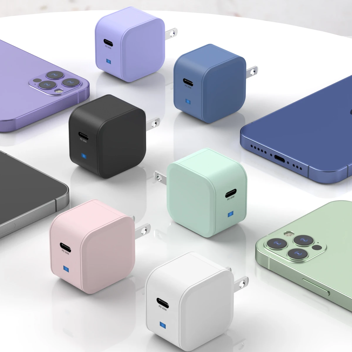 MFi factory iphone Charger,  Type C Charging Block for iPhone 13/13 Mini/13 Pro/13 Pro Max/12, Sa