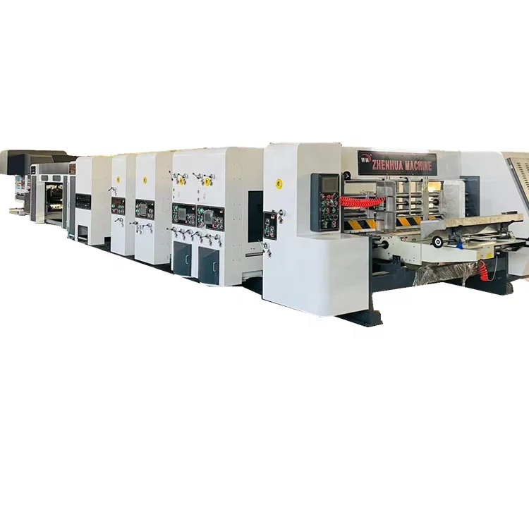 FFG China Manufacturer Mini Carton Box Printing Die Cutting Folding Gluing In Line Packaging Machine