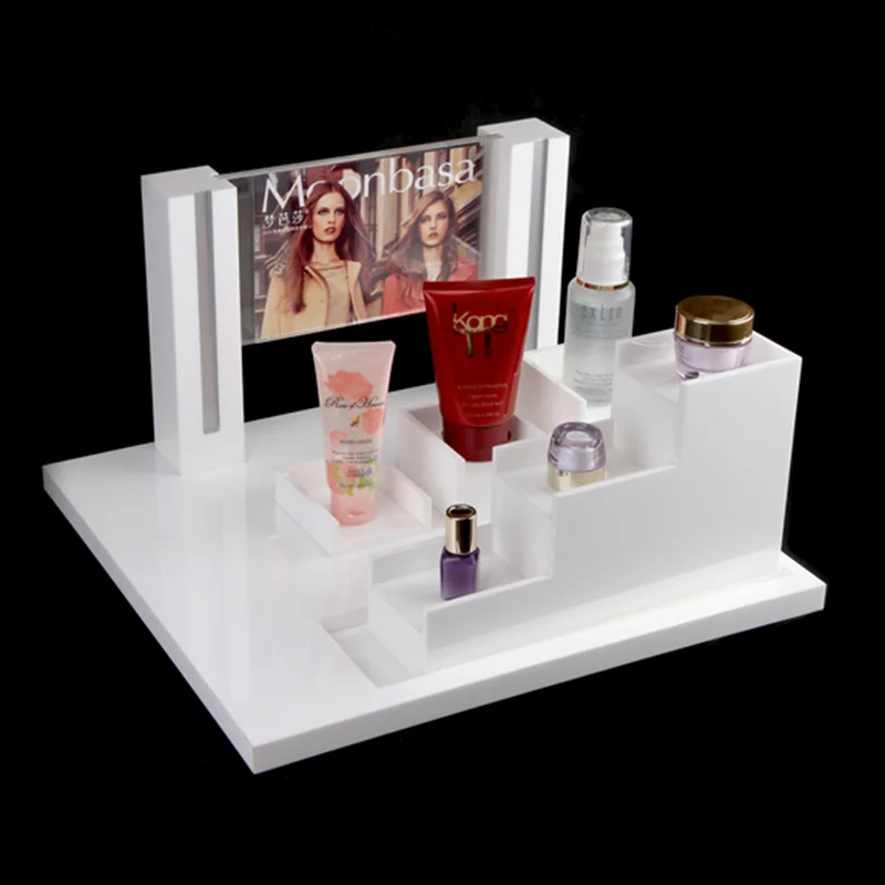 Pop custom countertop Acrylic Cosmetic display