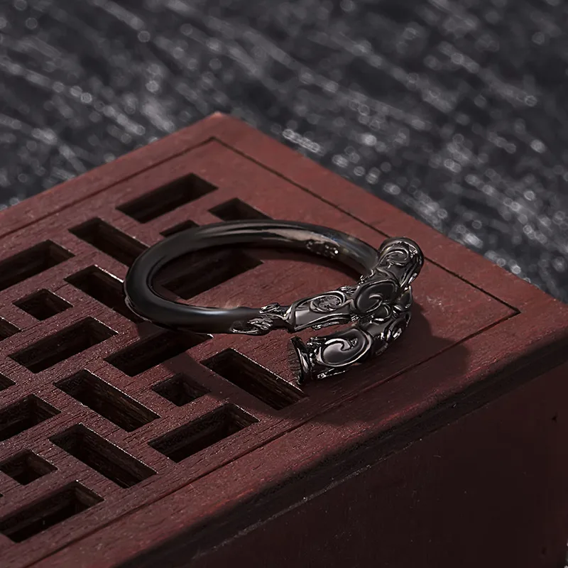 Europe and the United States Selling Black Myth Wukong Golden Stick Open Ring Straitjacket Ring Couple Style