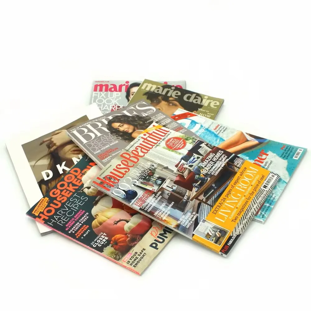 Fast Print Factory Low Price Customized A4 Magazine Softcover Book booklet brochures Printing