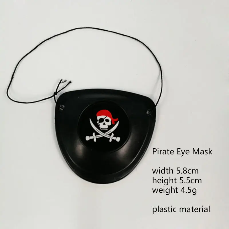 Caribbean Pirates Hook Pistol Eye Mask Cosplay Props Halloween decorations Halloween Costume Props