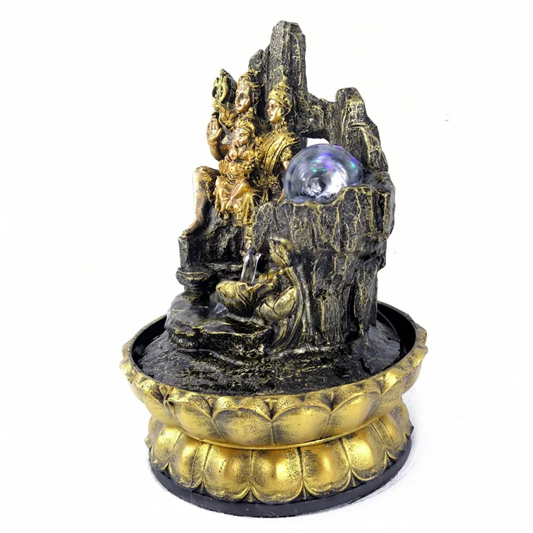 Дзен медитация домашний фэн-шуй Декор индуийский Бог водопад Shiva Ganesha водяной