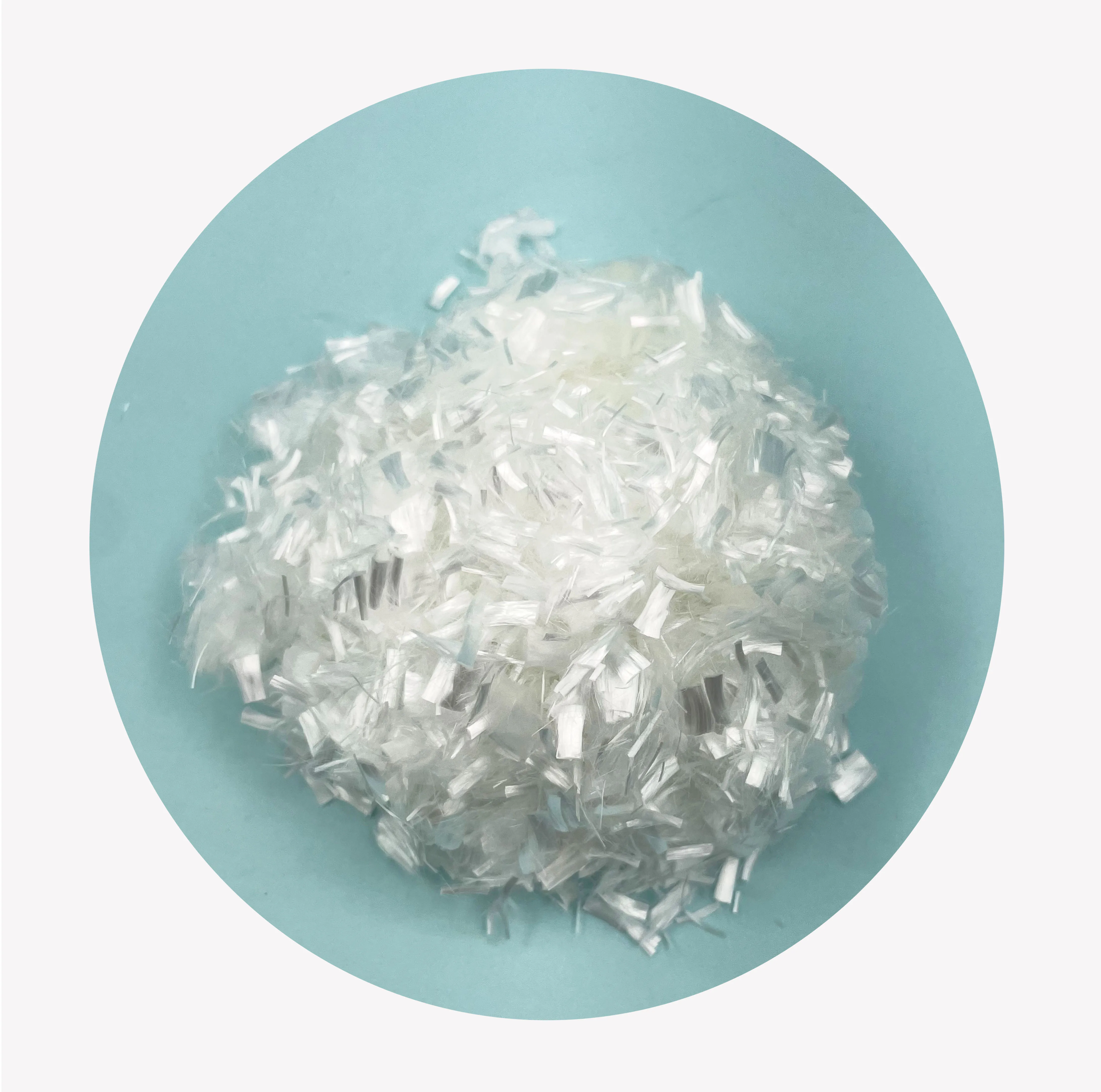 1.5Dx9mm/12mm lyocell short cut fiber for road soil concrete