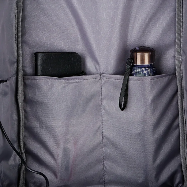 Business style Custom USB Backpack Laptop Travelling Anti-theft Smart Backpack