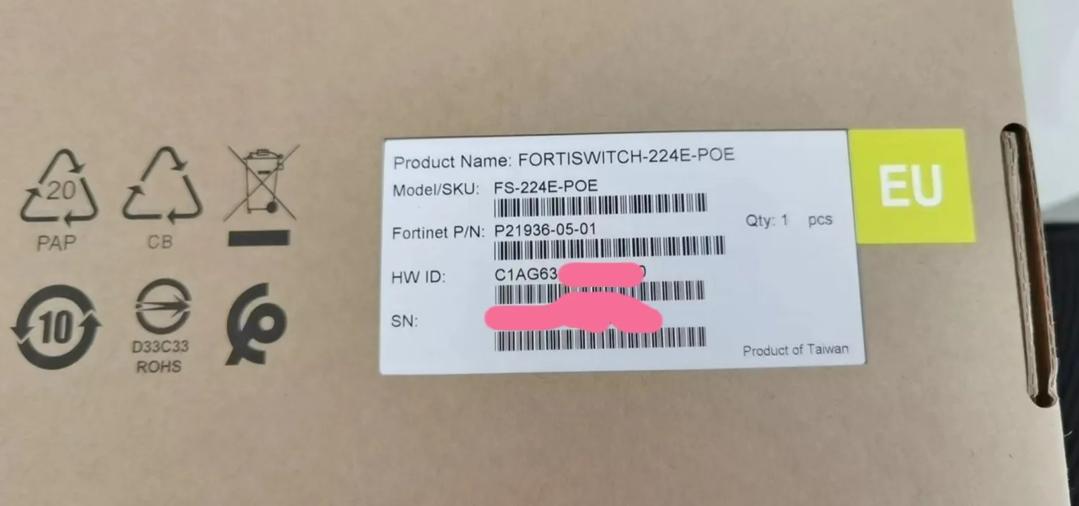 Новый fortinet FortiSwitch сетевой коммутатор с 24 портами