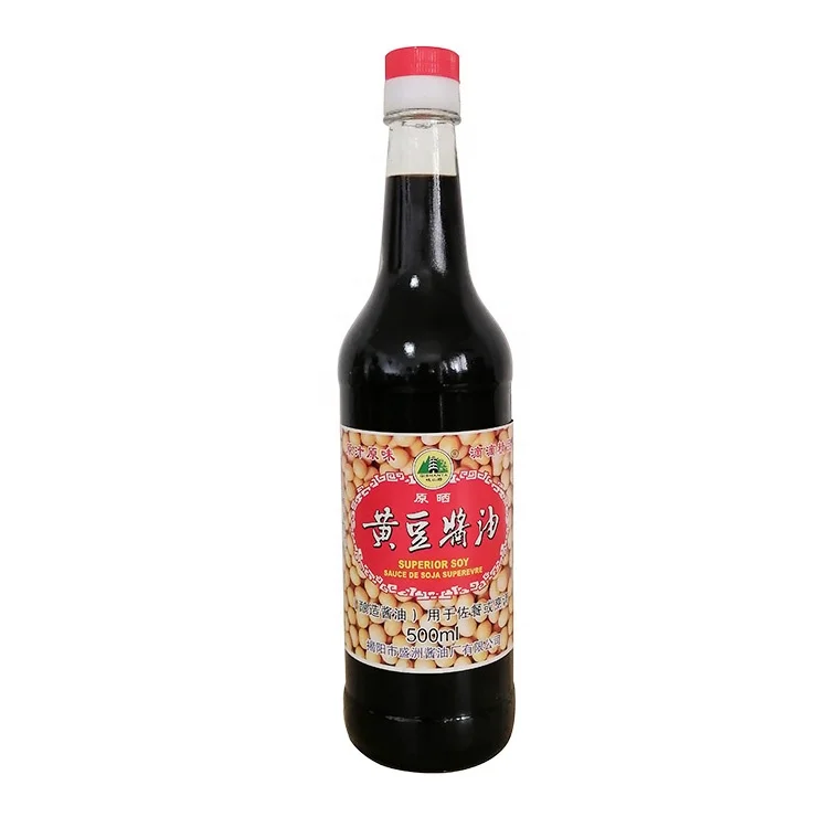 Factory Supplier Whole Sales Condiments 500 ml Soy Sauce