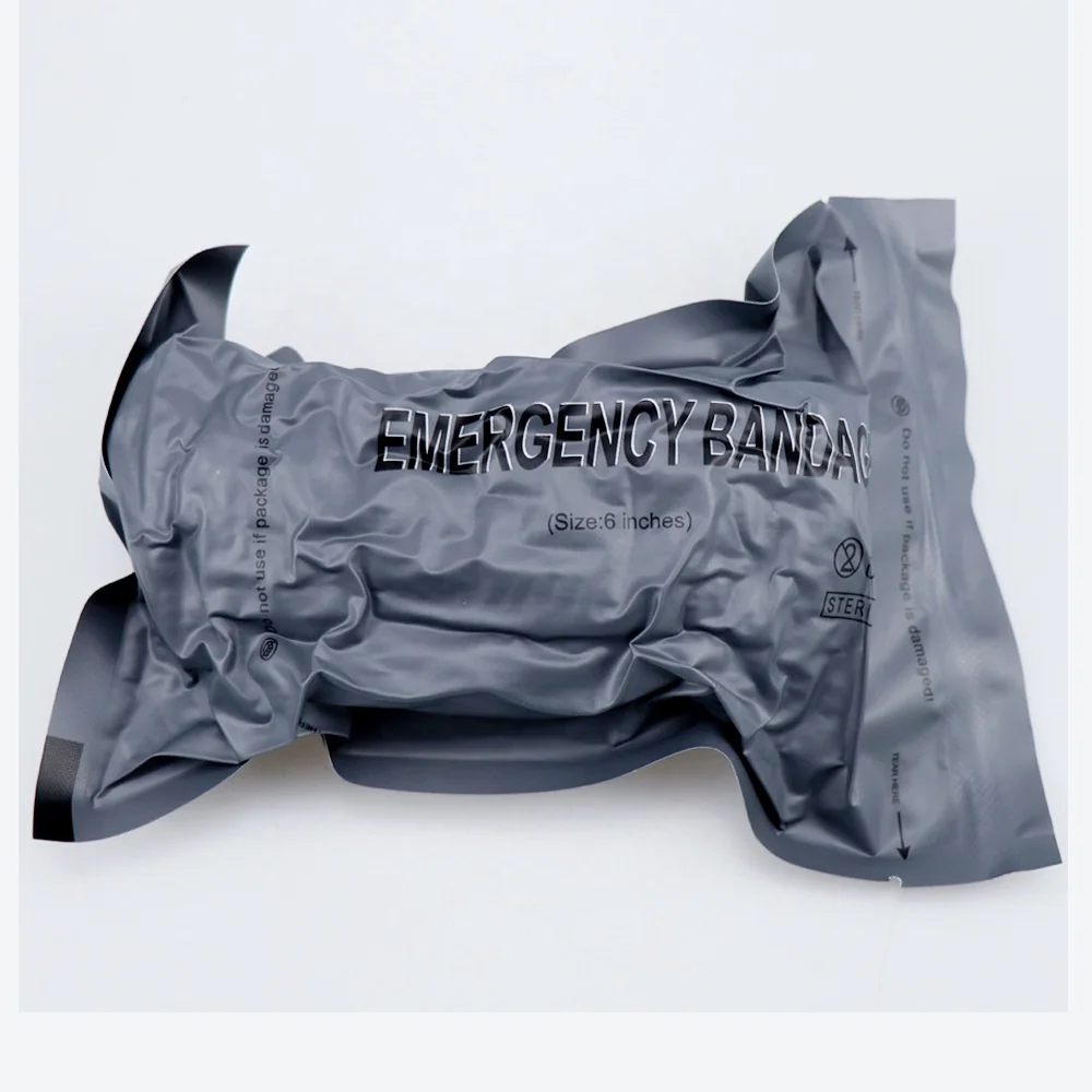 4 and 6 inch First Aid Wound Emergency Trauma Dressing Elastic Combat Israel Tactical Israeli Bandage