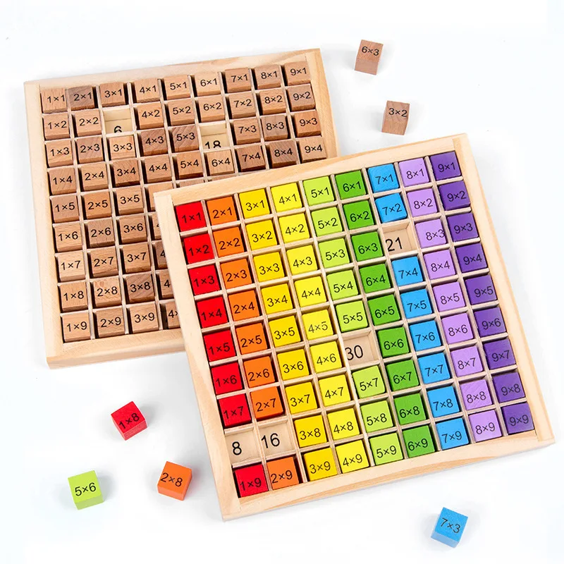 math toy wooden toys children baby toys 99 multiplication tables math arithmetic teaching aids 99 multiplication table