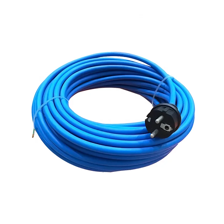 Orange european neoprene rubber power cord with IP44 german plug