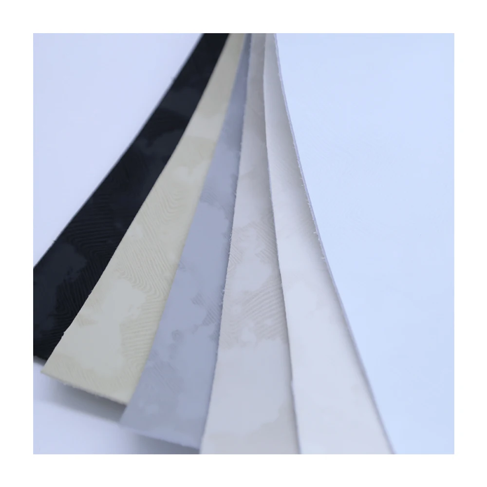 New product Multicolor microfiber Release Paper PU Synthetic Leather For making Shoe Upper Material