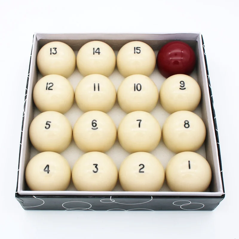 
Wholesale Price Russian Billiards Ball 60mm Pool game Resin Cue balls for Russian Billiards Balls 