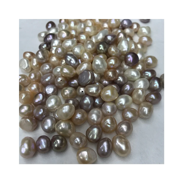 Factory Wholesale White and Purple Yellow Pink Natural Freshwater High Quality Grade 5a Pearls 9 10mm Loose Pearls (1600345232938)