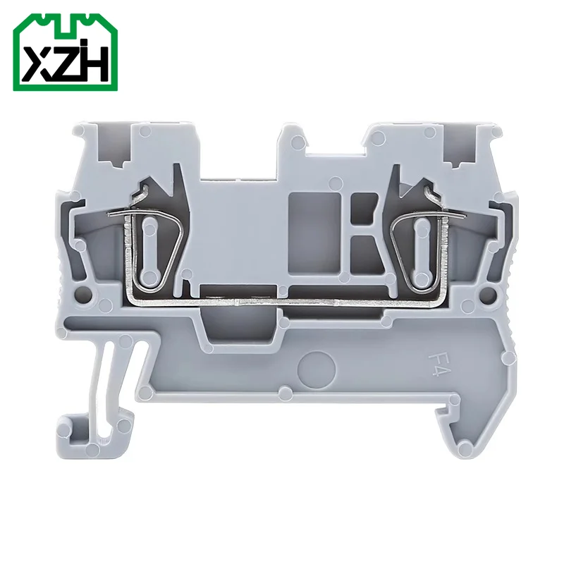 ST4 Quick Plug-in Cable Wire Connector 20-10 AWG Feed Through Electrical Screwless Connection Spring Din Rail Terminal Blocks