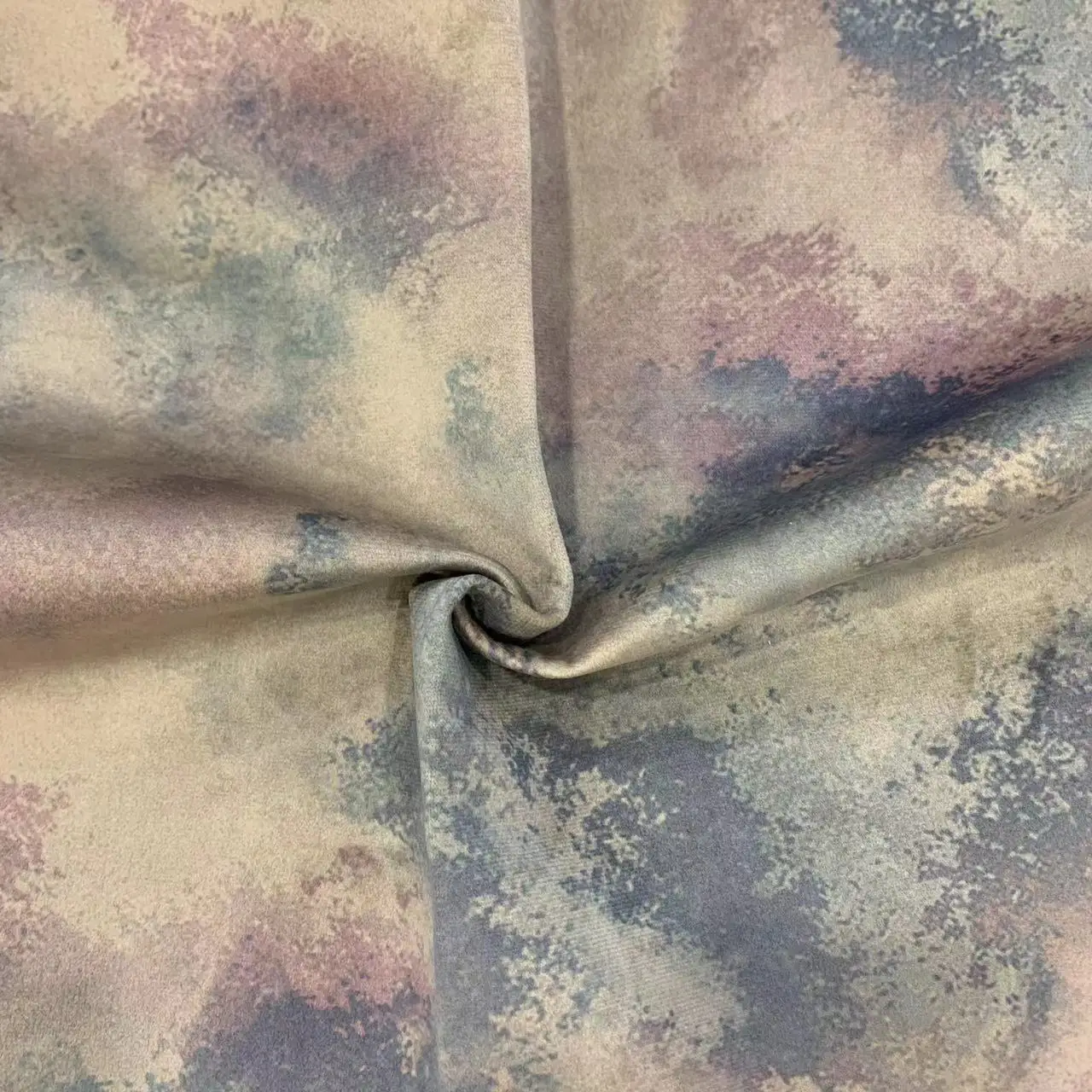 JL22104 -  new design custom velour fabric upholstery Holland velvet printed bonding with fleece back printed sofa fabric