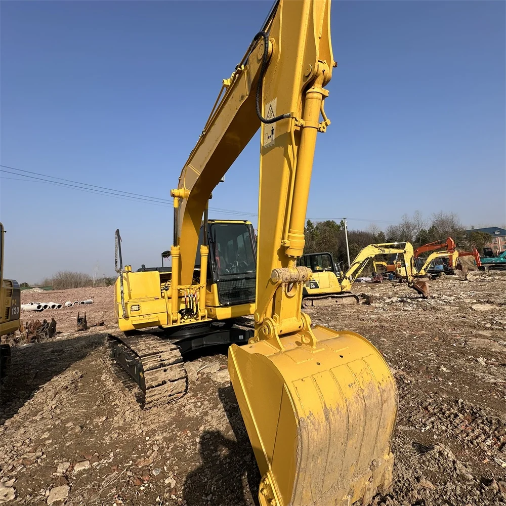 Used Komatsu PC110 Excavator Japan Brand 11 Ton Excavator Low Price Small Digger Good Quality