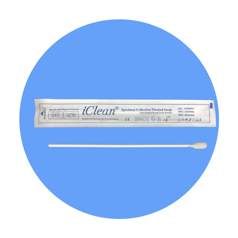 Medical Sterile Viral Transport Test Sample Collection Foam Tipped Mouth Buccal Oral Swabs