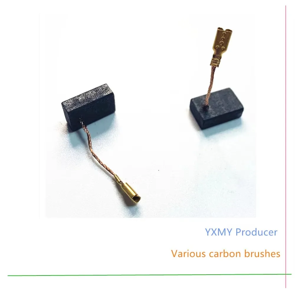 Customized wiper motor spring carbon brush car wash pump lawn mower carbon brush