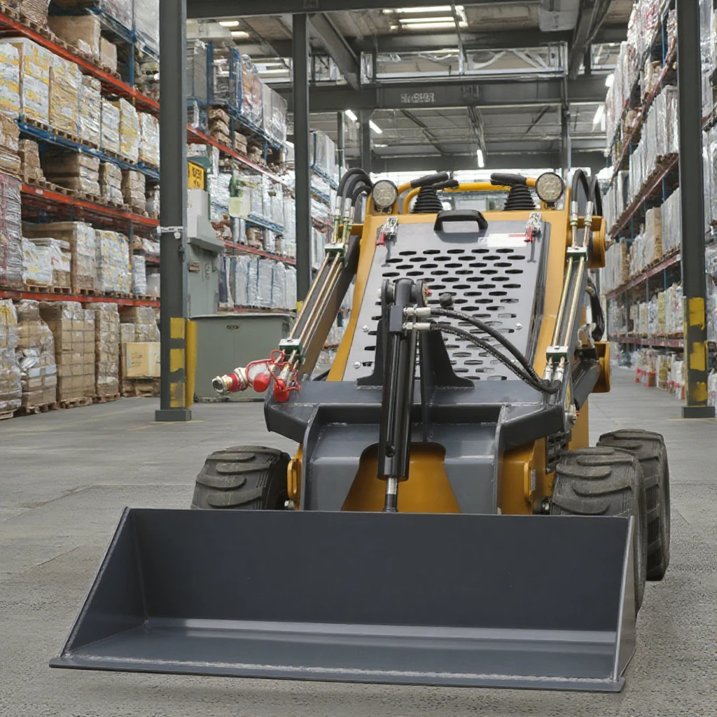 Available for wholesale sale EPA EURO5 skid steer loader mini track skid steer loader Industrial slip loaders One year warranty