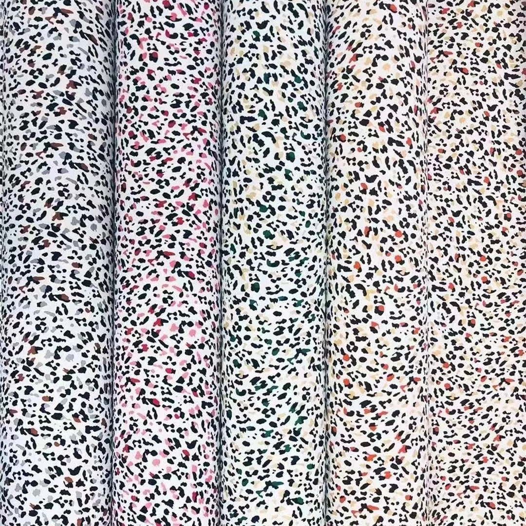 neon printed fabric polyester fabric for dress