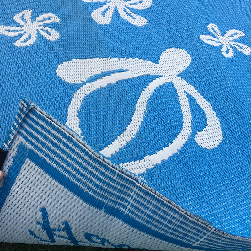 Woven Camping Beach Picnic Mats Plastic