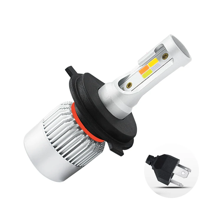 car accessories C6 car led headlight four color LED Fog Lights  H1 H3 H7 H11 HB3 9005 9006 led lights for cars led headlight h4