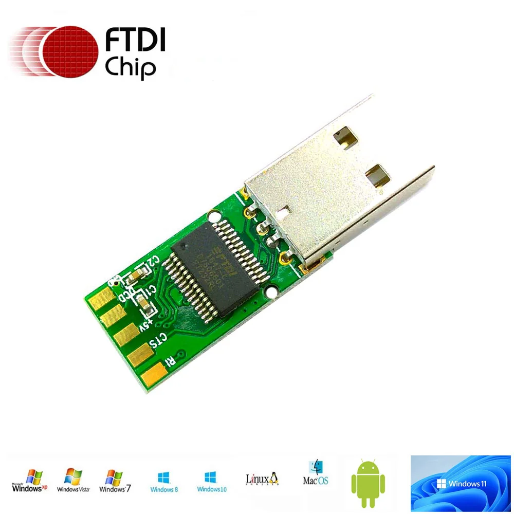 FTDI FT232R USB RS232 to M8 3P Male Serial Adapter for Sensors PC Communication Cable